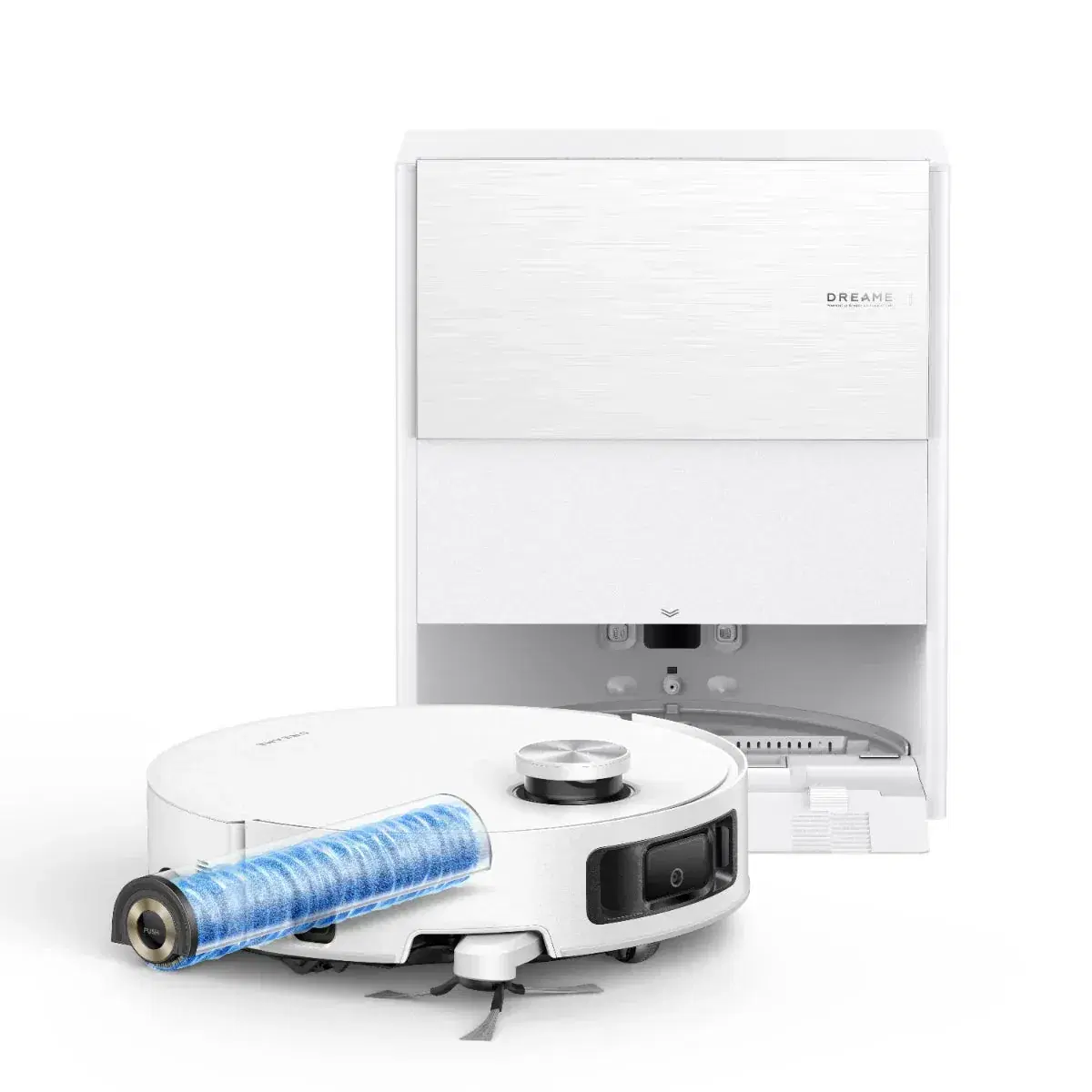 Dreame Aqua10 Roller AE robot vacuum and dock