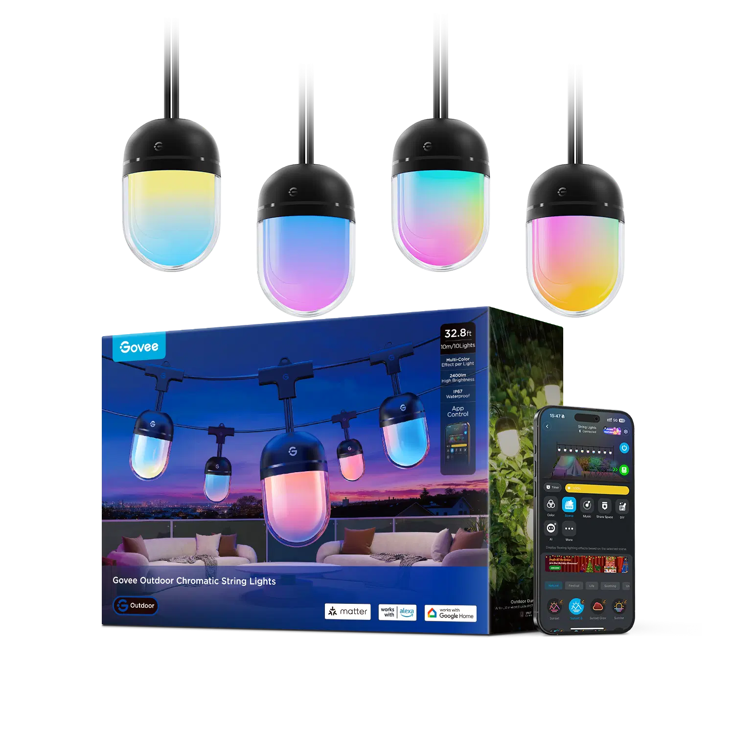 Govee Matter Outdoor String Lights
