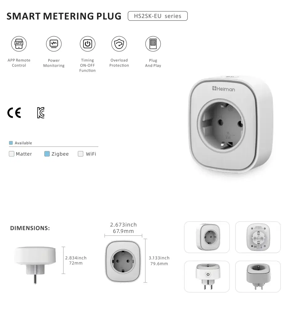 Heiman CRSK-EUM smart metering plug