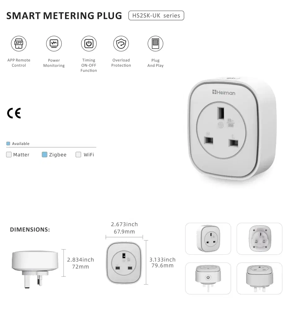 Heiman CRSK-UKM smart metering plug