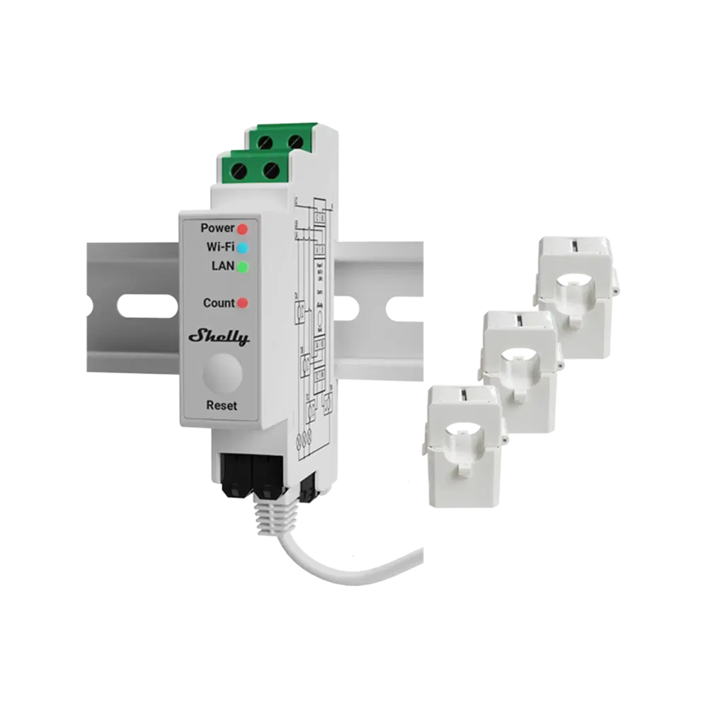 Shelly Pro 3EM 120 Matter product image