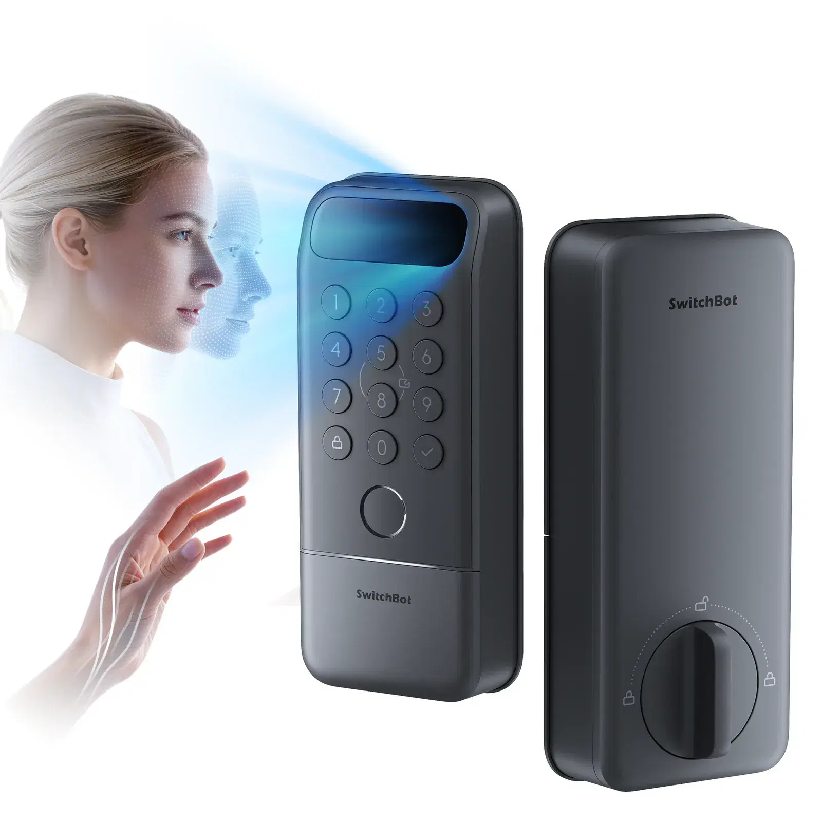 SwitchBot Lock Vision Pro smart lock with vision keypad