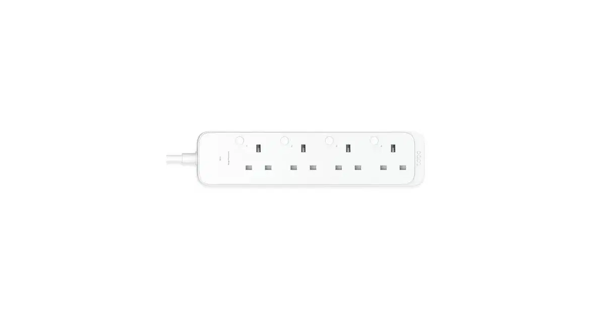 Tapo P304M smart Wi-Fi power strip on a white background