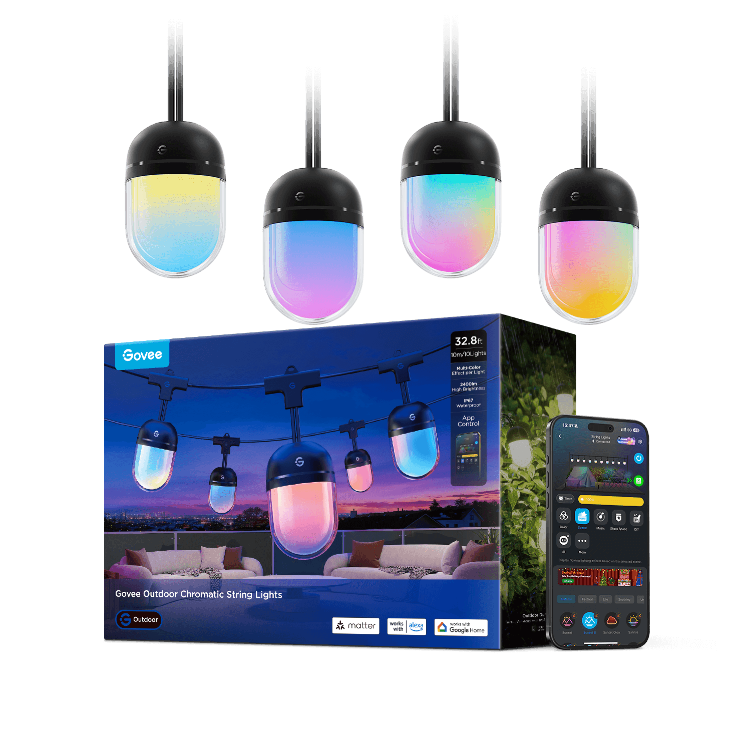 Govee Matter Outdoor String Lights