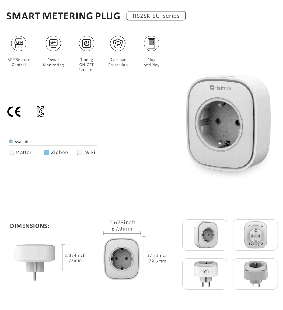 Heiman CRSK-EUM smart metering plug