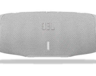 White JBL Authentics 200 smart speaker