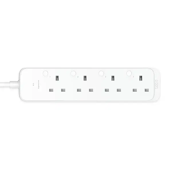 Tapo P304M smart Wi-Fi power strip with four UK outlets